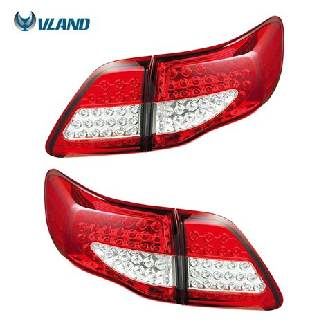 Vland Car Styling Taillight For Corolla Tail Light Red Smoked