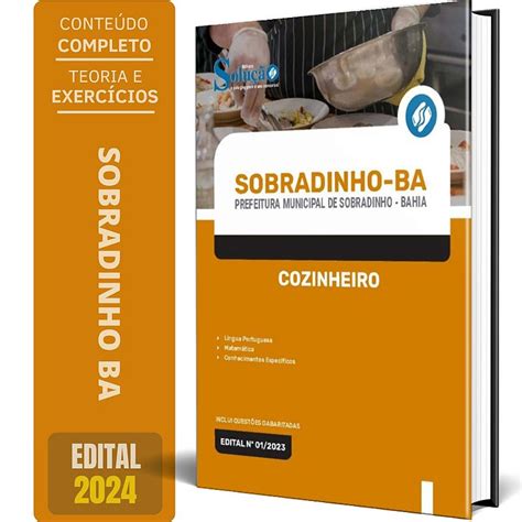 Apostila Prefeitura De Sobradinho Ba Cozinheiro Solu O Cursos