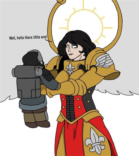 Celestine Finds A Certain Krieger Warhammer 40k Artwork Warhammer 40k Memes Warhammer Art