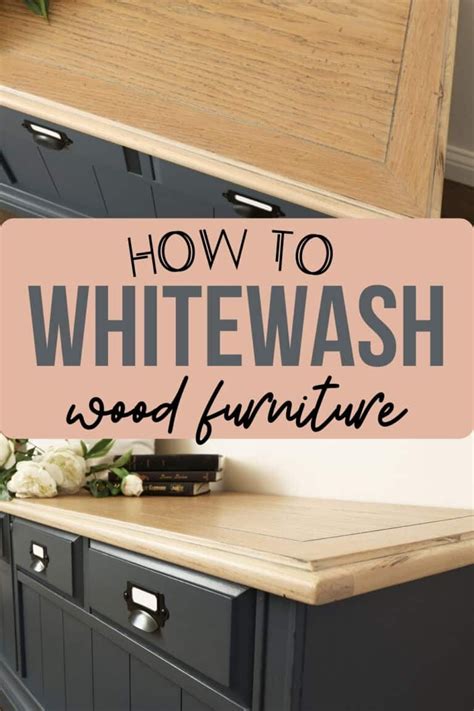 How To Whitewash Furniture Relooking Meuble Diy Meuble Mobilier De