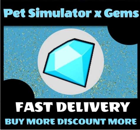 50b Gems 50 000 000 000 Gems Roblox Pet Simulator X Gem 50b