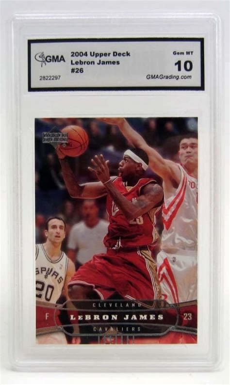 6002 - 2004 UPPER DECK LEBRON JAMES #26 BASKETBALL CARD : Lot 207