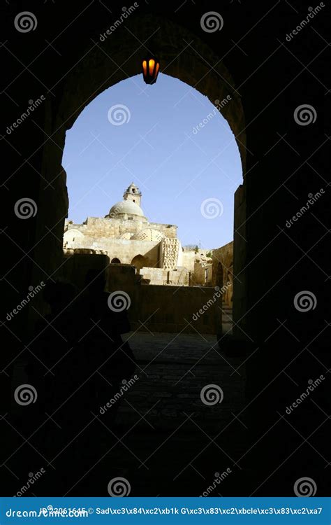 Aleppo Castle stock image. Image of castle, gate, syria - 22061645