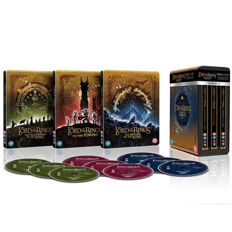 The Lord Of The Rings Trilogy Limited Edition K Ultra Hd Steelbook