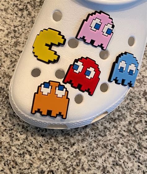 Retro Classic Game 5pc Set Croc Shoe Charms Etsy