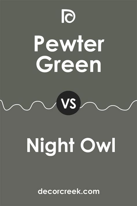 Pewter Green Vs Night Owl By Sherwin Williams Green House Color Sage