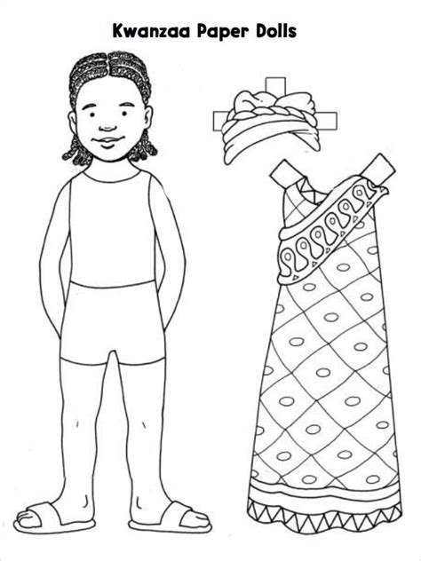 Free Paper Doll Template