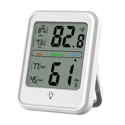 Backlight hygrometer thermometer Indoor Weather Station Digital ...