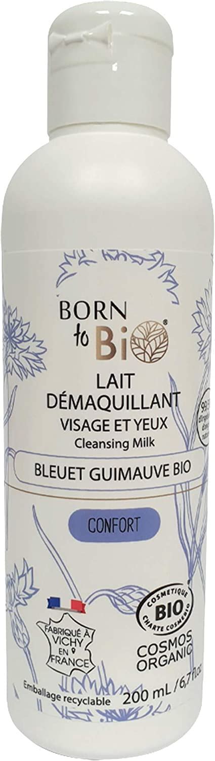 Born To Bio Lait D Maquillant Confort Bleuet Guimauve Bio Certifi