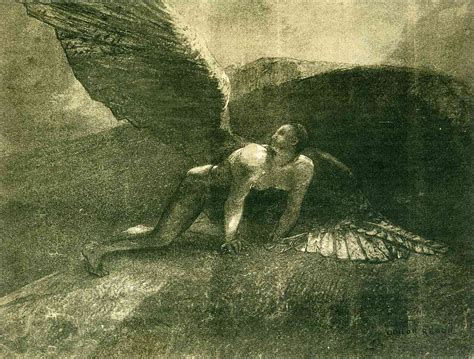 Odilon Redon On Twitter Fallen Angel Odilonredon Redon Https