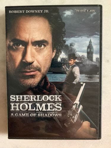 Sherlock Holmes A Game Of Shadows DVD 2011 Robert Downey Jr Jude