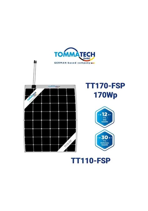 Tommatech W Watt Esnek G Ne Paneli Flexible Solar Panel Fiyatlar