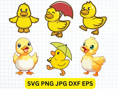 Duck Svg Bundle Bath Duck Svg Rubber Duck Svg Rubber Ducky Svg