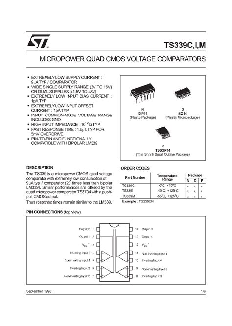 TS339_64441.PDF Datasheet Download --- IC-ON-LINE