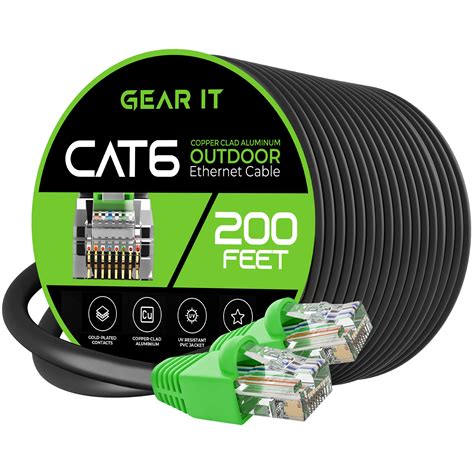 Buy Gearit M Cat Direct Burial Ethernet Cable Cat Outdoor