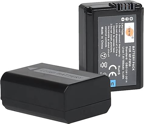 Dste X Np Fw Wiederaufladbare Li Ionen Batterie Akku F R Sony Alpha