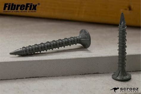 8g X 32mm Fibrefix Cement Board Screws Pack 100