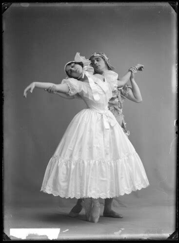 Vintage Photo of Two Women Dancing in Stockholm 1914