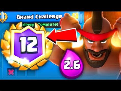 How To Win Your First Grand Challenge In Clash Royale Hog Youtube