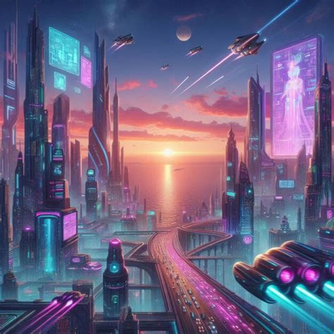 Premium Photo A Futuristic Landscape