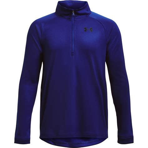 Under Armour Boys Ua Rival Terry Hoodie Utility Blueblaze Orange