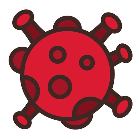 Virus Generic Outline Color icon