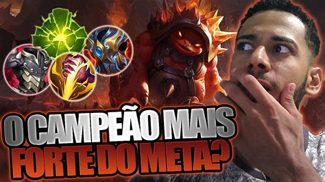 Rammus O Campe O Mais Forte Do Meta Da Jungle Lol Wild Rift Youtube