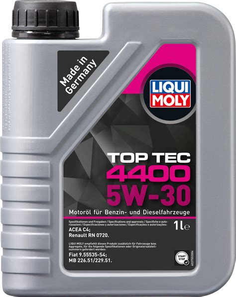 Liqui Moly Motoröl Top Tec 4400 5W 30 1 L von Globus Baumarkt für 15 99