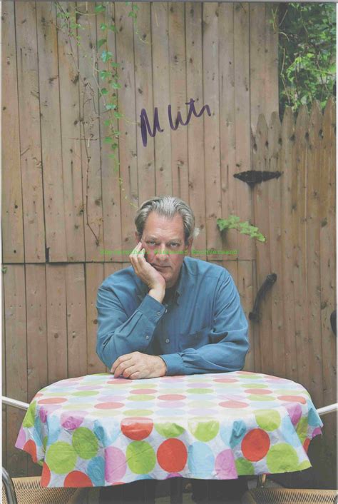 Original Autograph Paul Auster Autogramm Autograph Signiert Signed