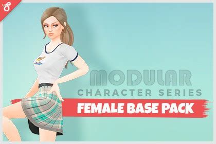 Modular Character Stylized Female Base Pack Unity AssetStore概要 优惠信息 beta