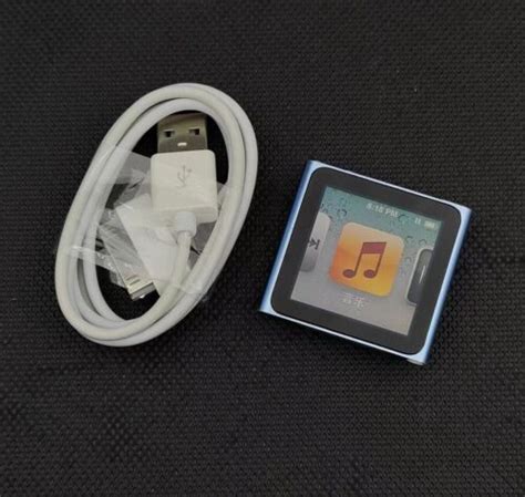 Apple Ipod Nano Th Generation Blue Gb New Battery Gently Used Fast