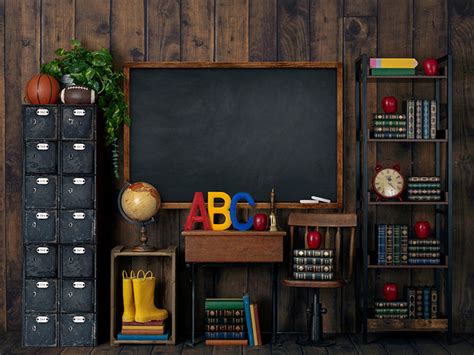 Back To School Classroom Backdrops For Photography