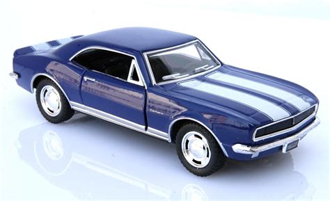 Amazon Chevrolet Camaro Blu Z Metal Model With Spring