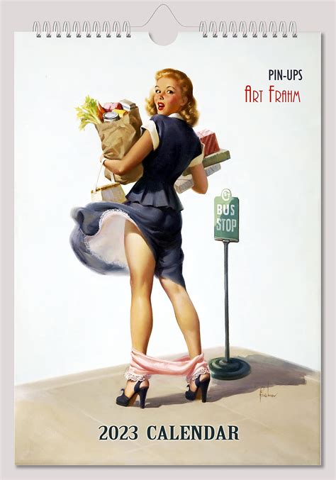 Buy Art Frahm Edition 2 Wall 2023 Pin Up Glam Sexy Girl Retro Vintage