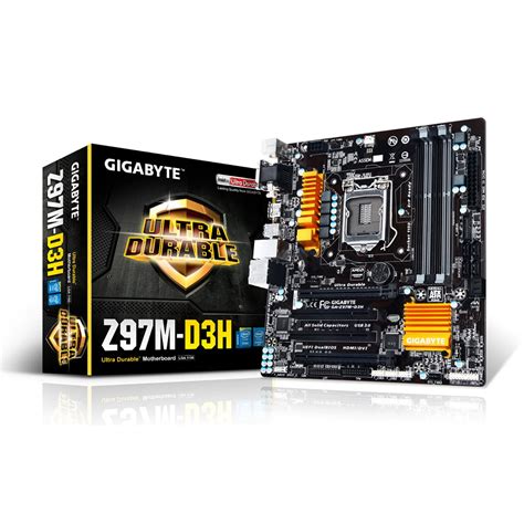 Gigabyte GA Z97M D3H Intel Z97 So 1150 Dual Channel DDR3 MATX Retail