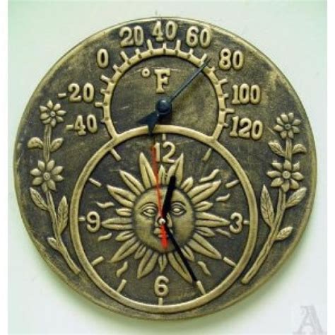 Decorative Outdoor Clock And Thermometer Set Ideas On Foter