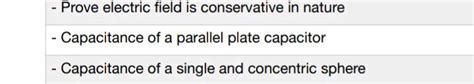 Prove Electric Field Is Conservative In Nature Capacitance Of A