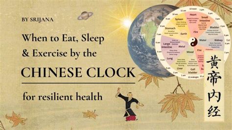 When To Eat Sleep And Exercise By The Chinese Clock