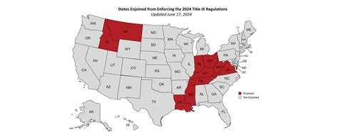 Federal Court Enjoins Enforcement Of 2024 Title IX Regulations In Six