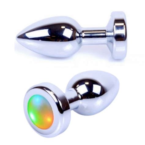 Korek Analn Stalowy B Yszcz Cy Disco Led Sex Cm Arena Pl