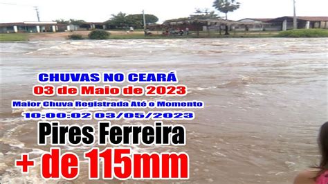 CHUVAS NO CEARA Atualizado 03 05 2023 YouTube