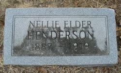 Nellie Josephine Elder Henderson 1887 1920 Mémorial Find a Grave