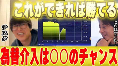 【為替介入で勝つ】100億円投資家テスタがひろゆきにこっそり投資手法を明かしてくれました【切り抜き 夜な夜な コラボ 日経平均株価 Nisa 円安 投資信託 株価 決算 口先介入 神田財務官