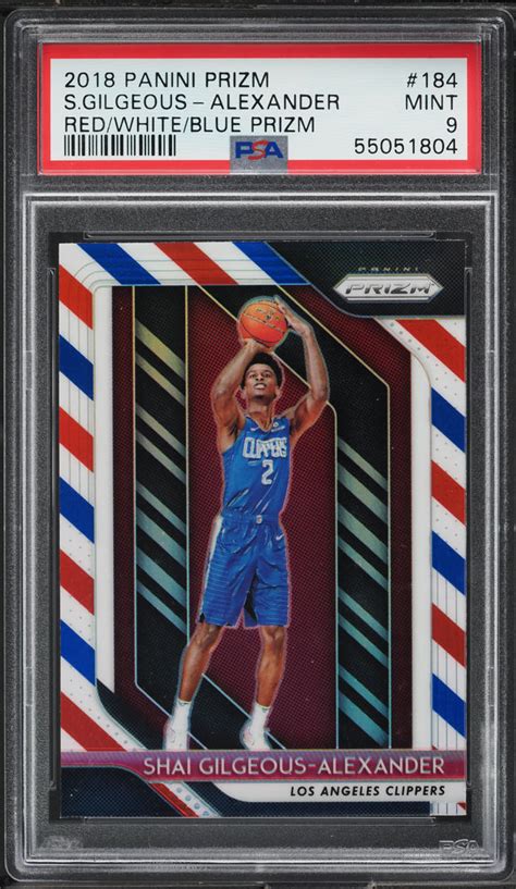 Panini Prizm Red White Blue Shai Gilgeous Alexander Rookie