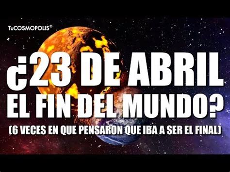 Qu Es Lo Que Pasar El De Abril Youtube