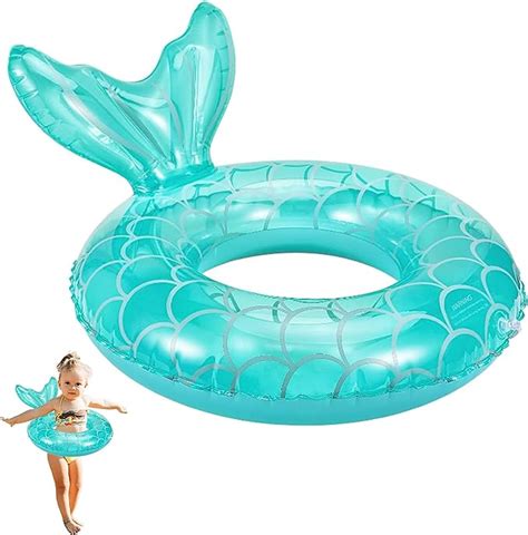 Pukitt Schwimmring Aufblasbarer Schwimmring Glitter Kinder