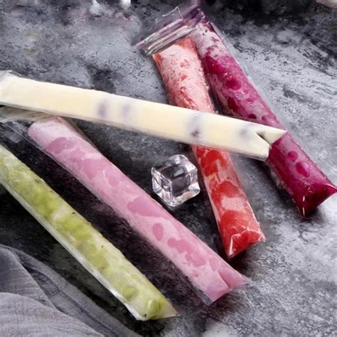 Molde Desechable Para Paletas De Hielo Bolsas De Helado Diy