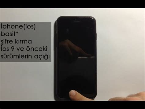 İphone ekran kilidi şifre kırma yöntemi ios 9 10 11 açığı 7 6s 6 5s