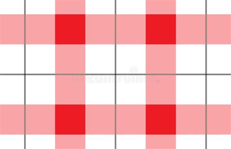 Red And White Checkered Tablecloth Pattern Texture For Plaid