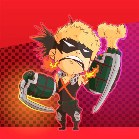 Boku no Hero Chibi - Bakugou by PGHarts on DeviantArt